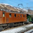 Mittagspause der Ge 4/6 Nr. 353 im Bahnhof Scuol-Tarasp