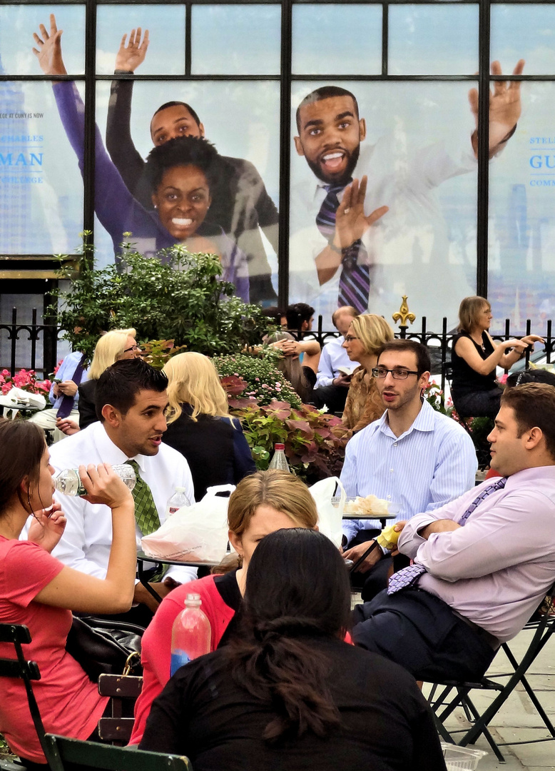 mittagspause im bryant park