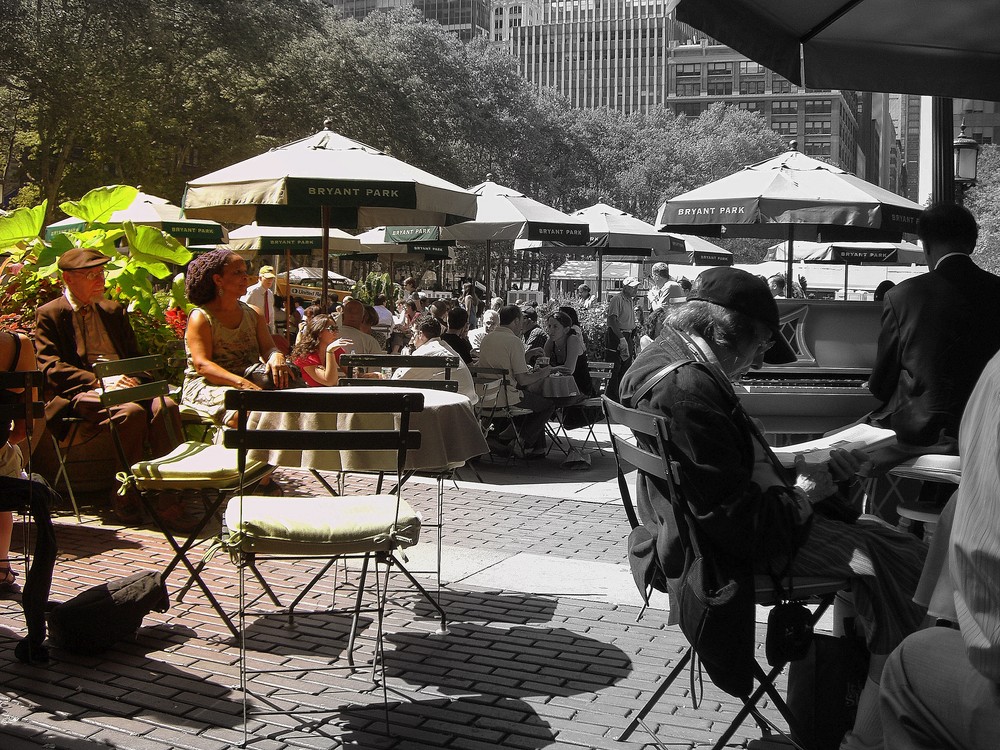 Mittagspause im Bryant Park