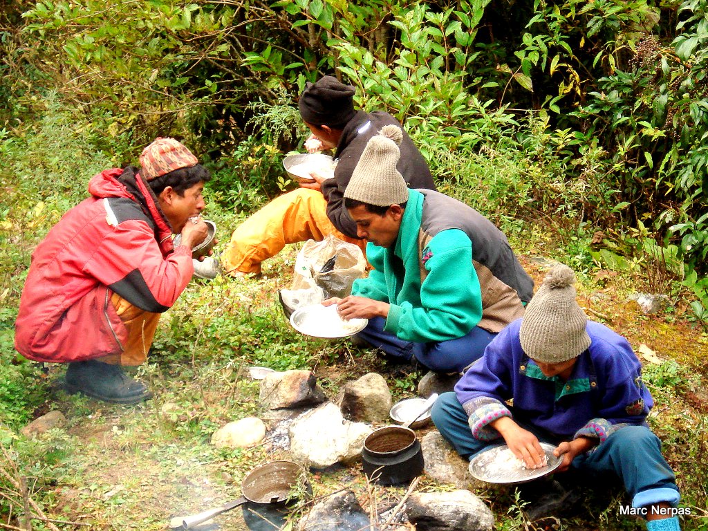 Mittagspause im Himalaya