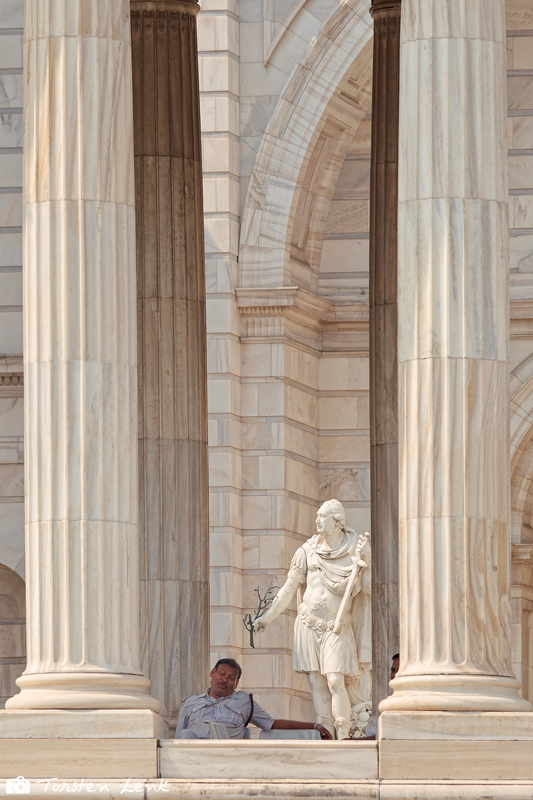 Mittagspause im Victoria Memorial