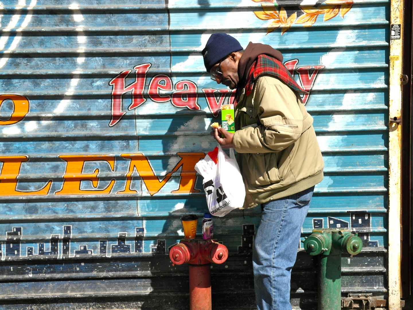 Mittagspause in Harlem