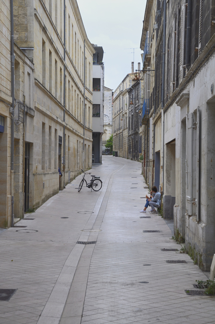 Mittagspause in Nantes, Frankreich