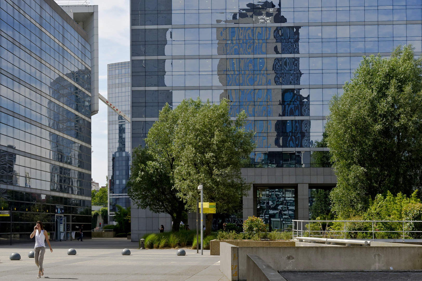 Mittagspause in Paris, La Défense