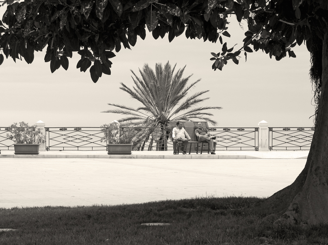 Mittagspause in piazza (Sciacca)