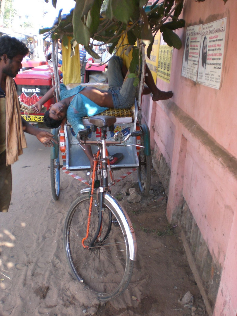 Mittagspause in Puri