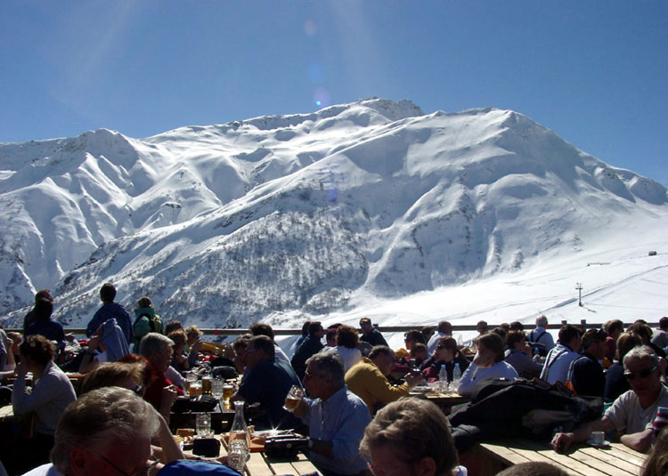 Mittagspause in Valmorel