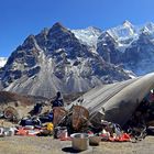 Mittagsrast im Himalaya