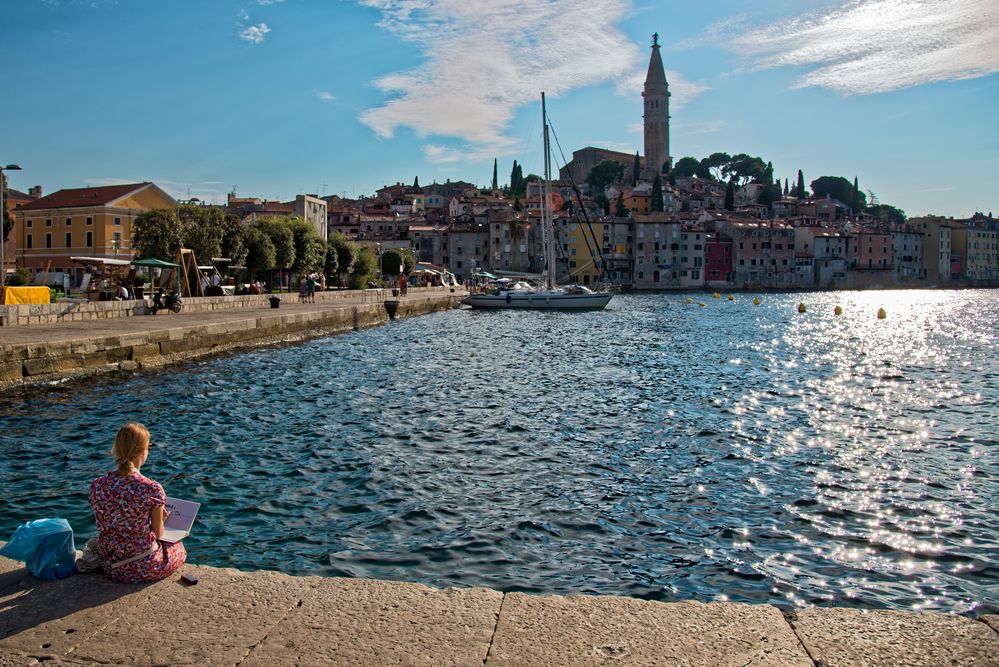 Mittagsruhe in Rovinj