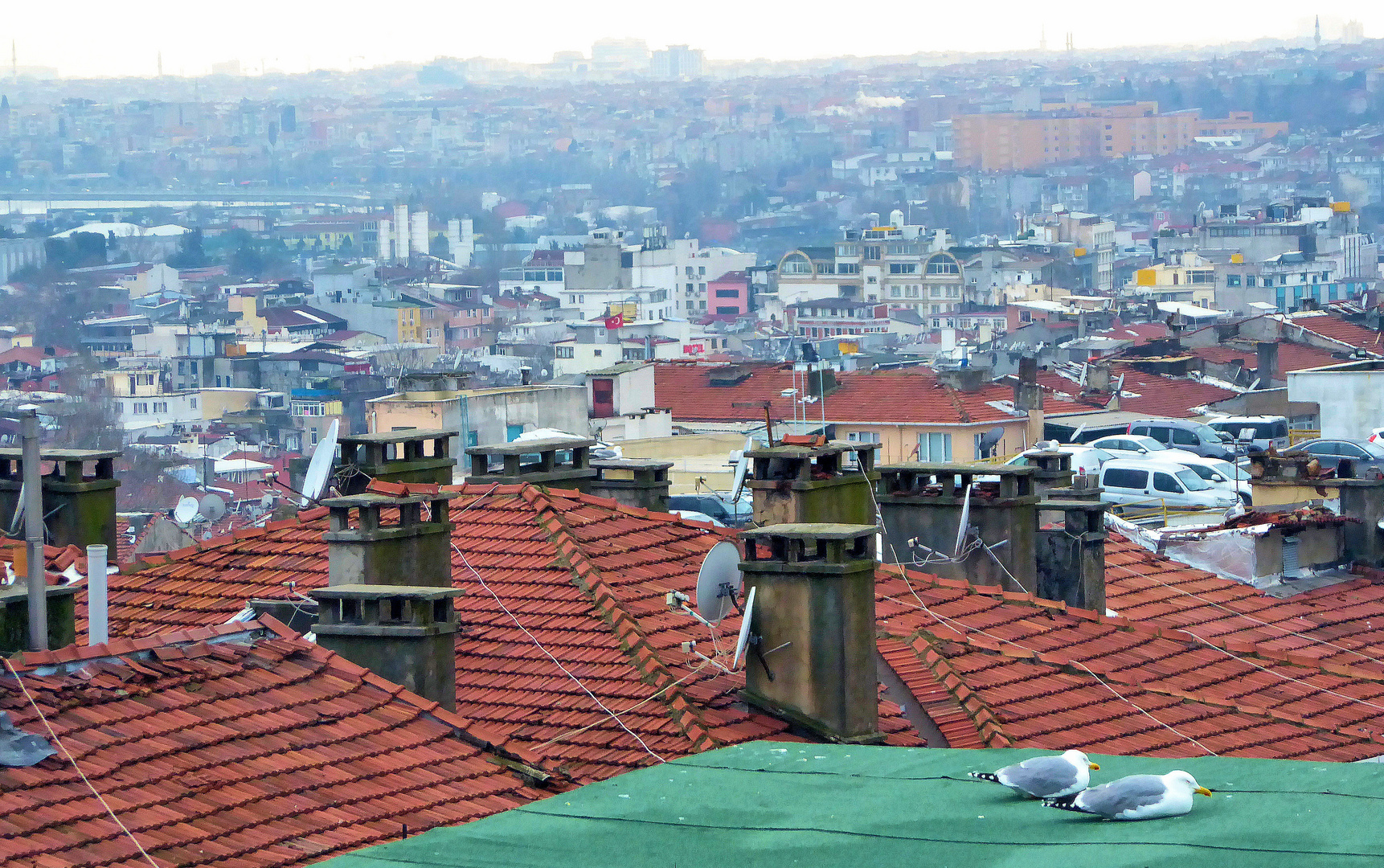 Mittagsschläfchen über den Dächern von Istanbul