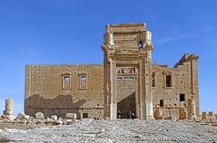 Mittagssonne auf dem Baal-Tempel