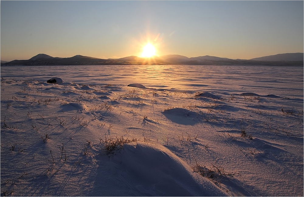 Mittagssonne über Kilpisjärvi