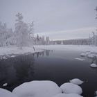 Mittagsstimmung am Äkäsjärvi