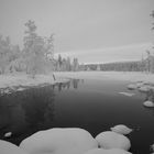 Mittagsstimmung am Äkäsjärvi in SW