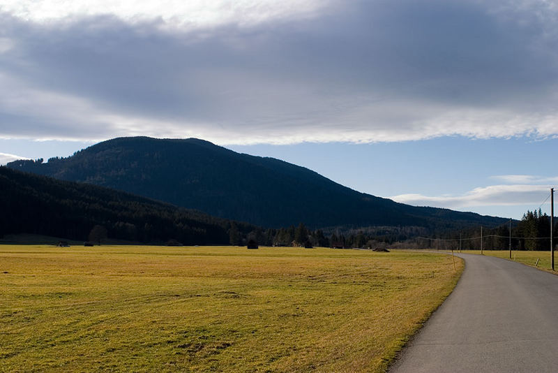 Mitte Januar in der Nähe von Oberammergau