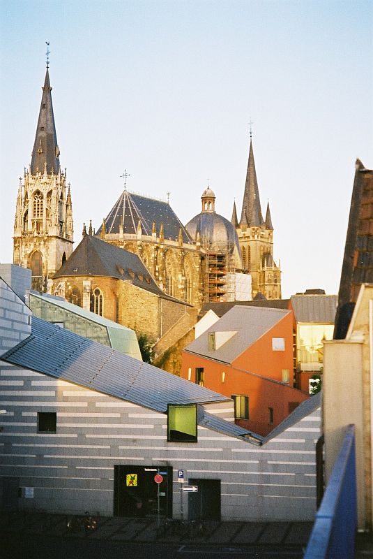 Mitte von Aachen im Morgenlicht / Center of Aachen in morning light