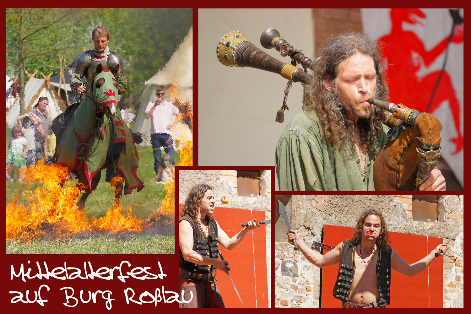 Mittelalterfest auf Burg Roßlau