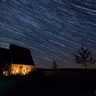 Mittelalterhaus Nienover bei Nacht