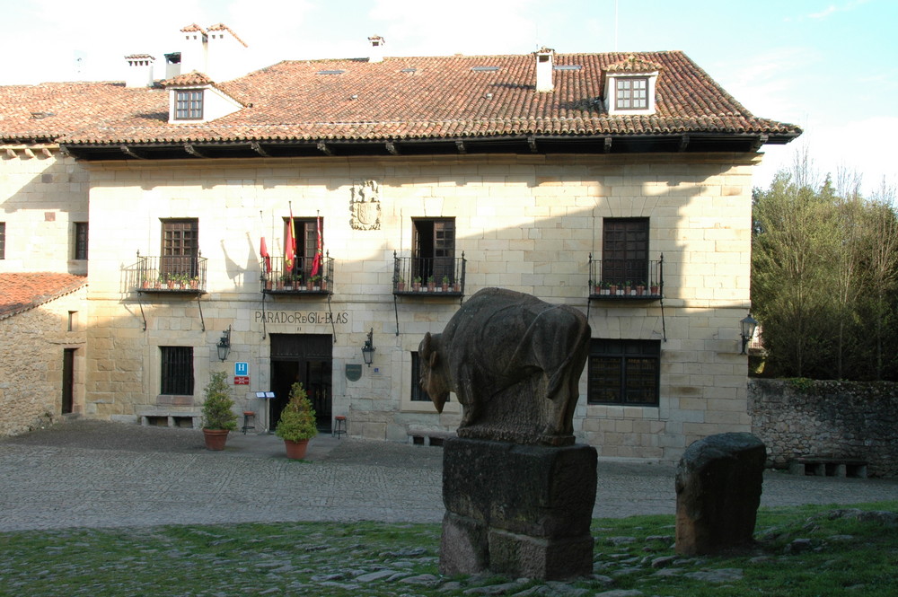 Mittelalterliche Herberge in Spanien