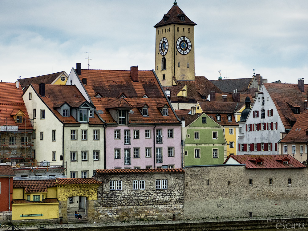 Mittelalterliche Stadt an der Donau Foto & Bild deutschland, europe, bayern Bilder auf