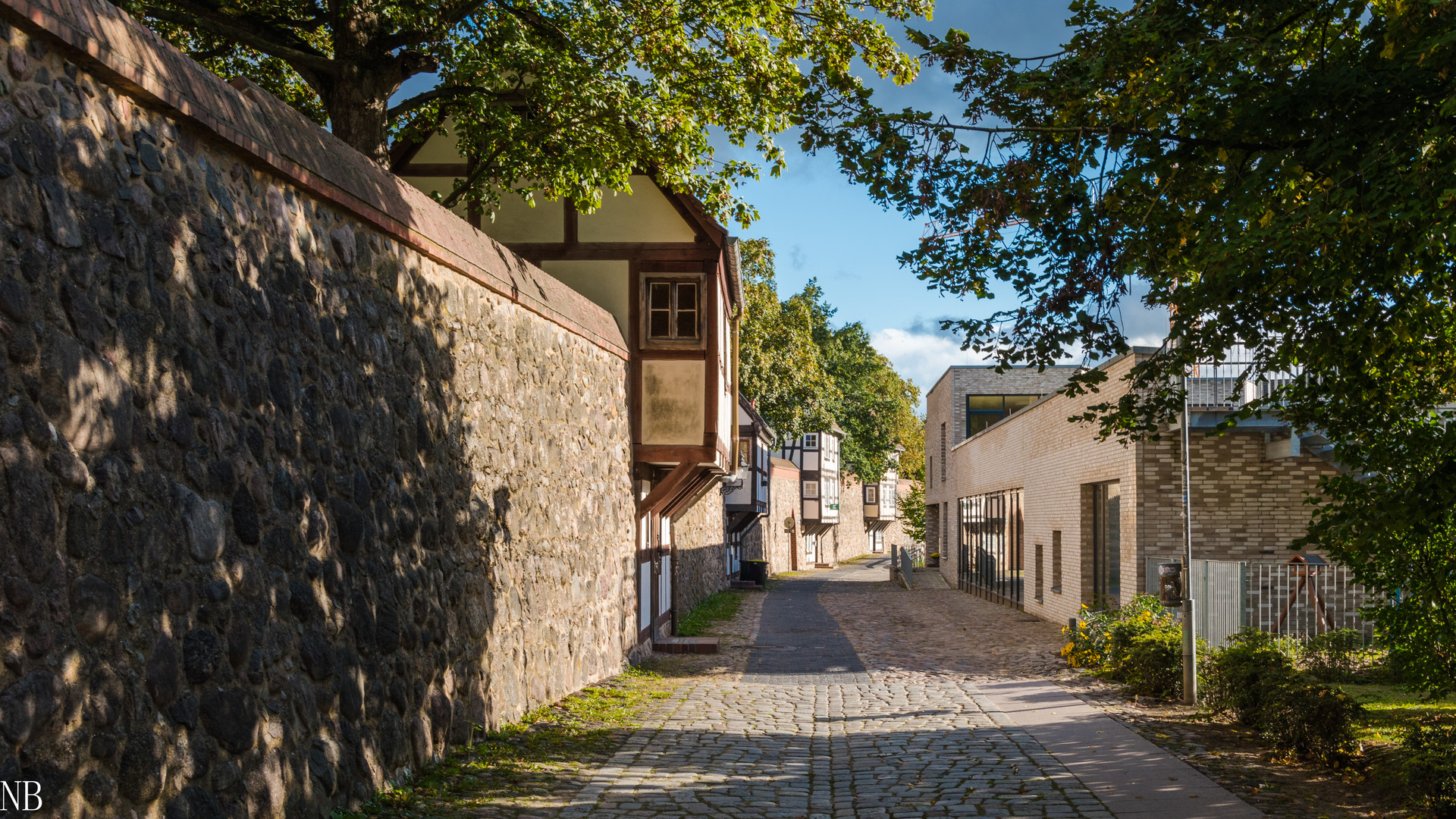 "Mittelalterliche Stadtmauer mit Wiekhäuser 2022"