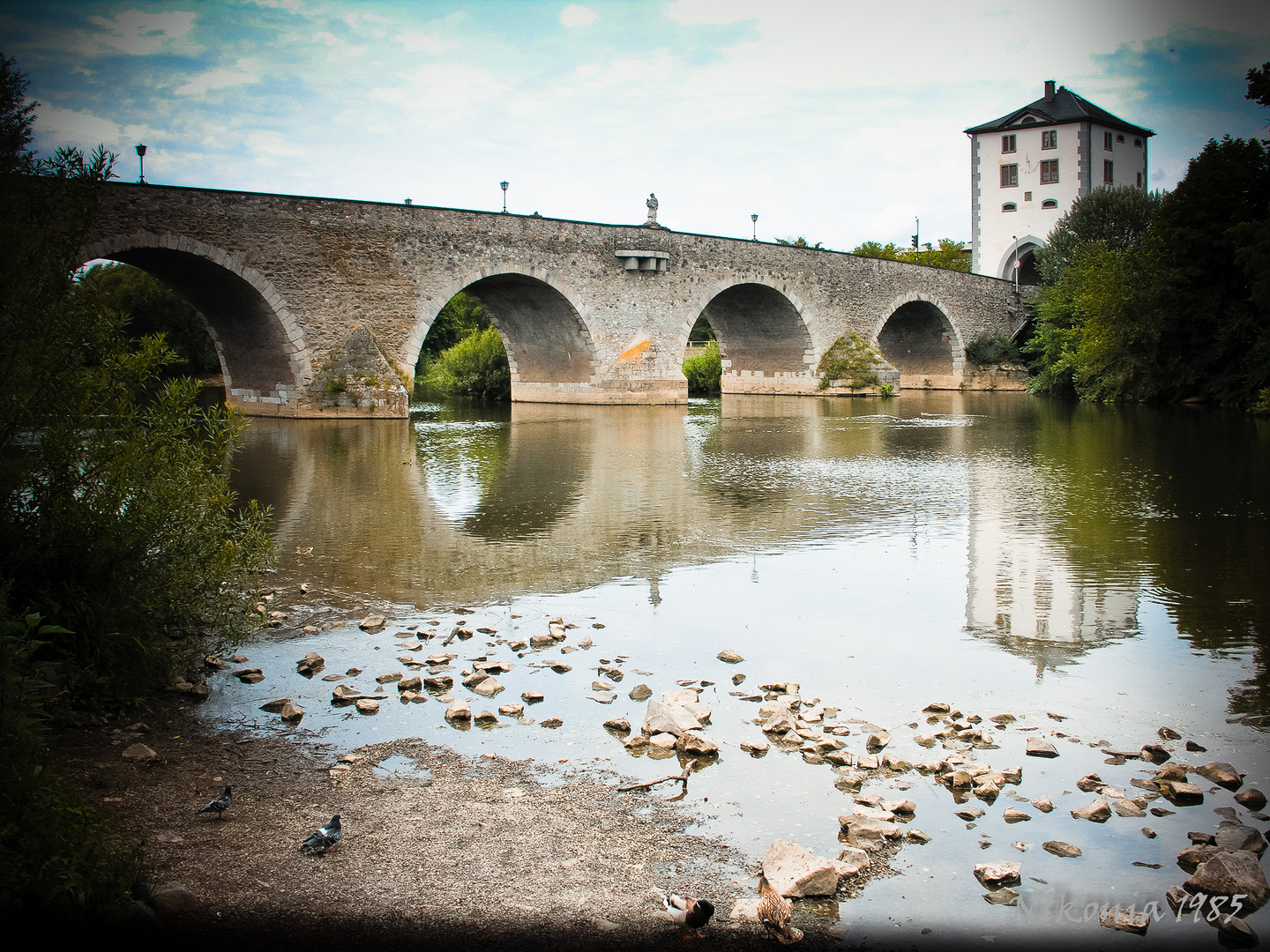 Mittelalterliche Steinbrücke