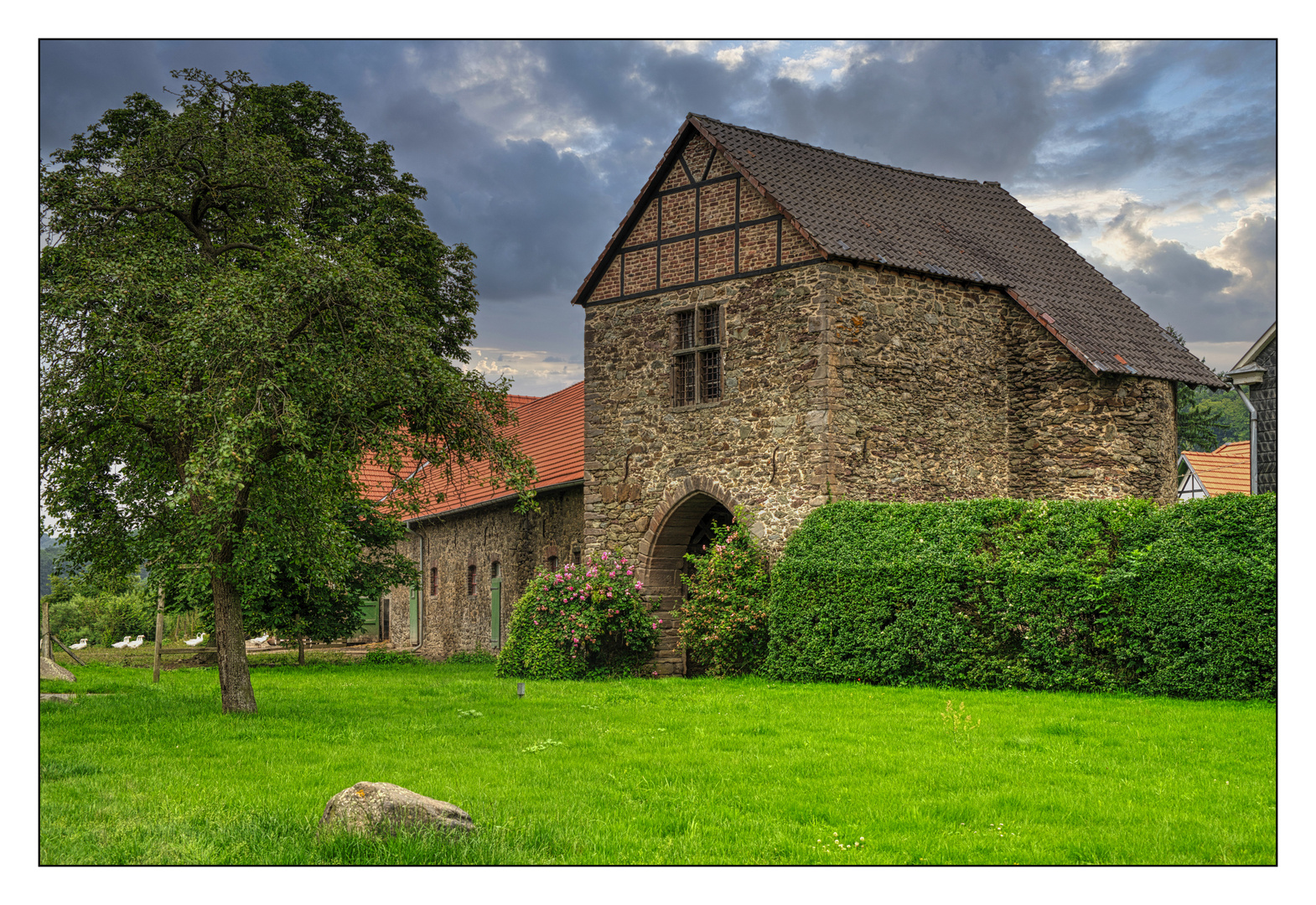 Mittelalterlicher Landhof nahe Wipperkotten Zwischen Solingen & Leichlingen