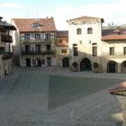Mittelalterlicher Platz in Spanien