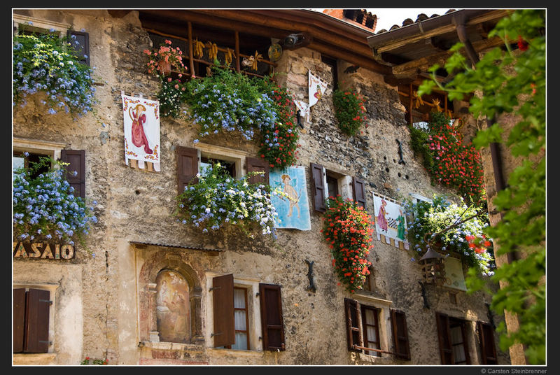 Mittelalterliches Dorf am Gardasee