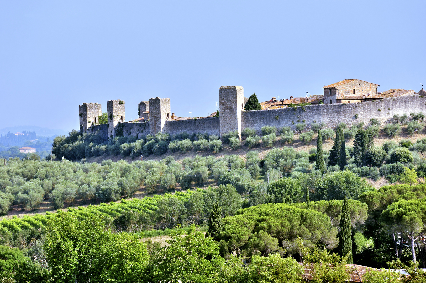 Mittelalterliches Monteriggioni, Toskana © JF-Fotografie, Jürgen Feuerer