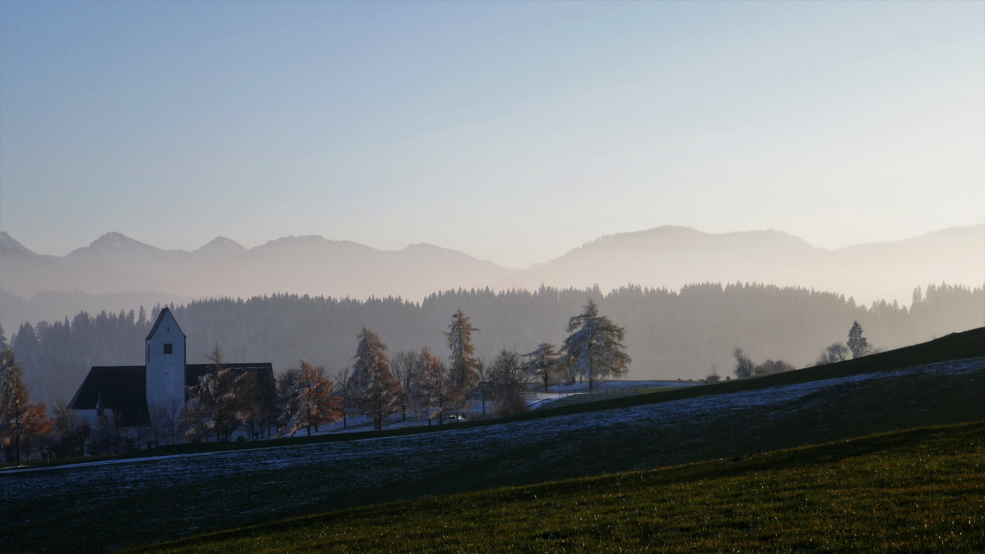 Mittelberg am Abend