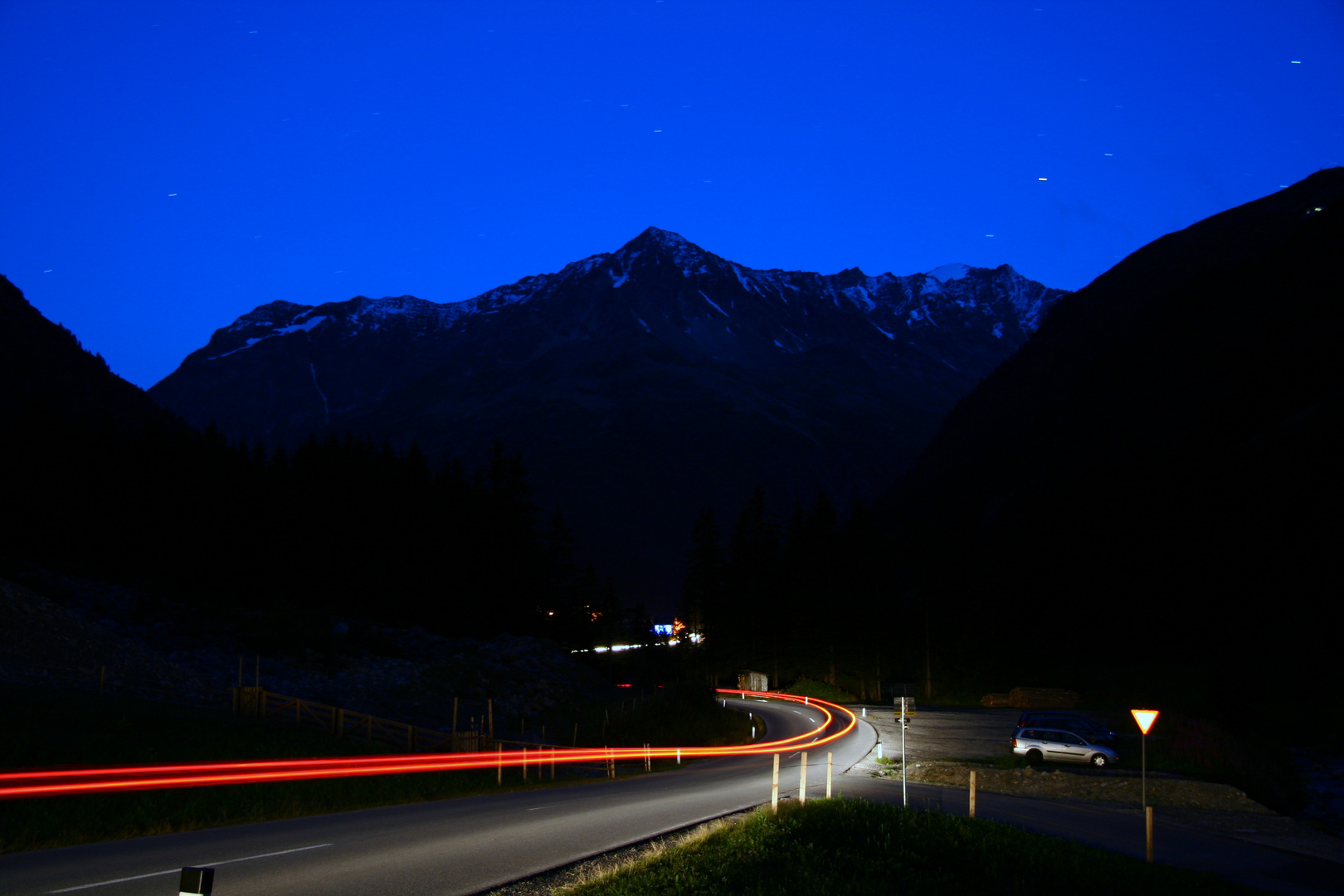 Mittelberg bei Nacht