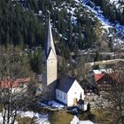 Mittelberg, Kirche mit "Kind"