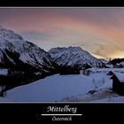 Mittelberg zur blauen Stunde