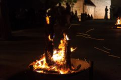 Mittelerdefest 2012 in Leuk VS (CH) - Ein Feuer in der Nacht