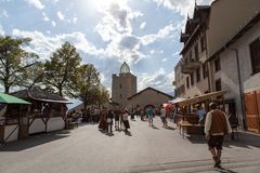 Mittelerdefest 2012 in Leuk VS (CH) - Marktplatz