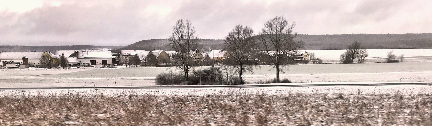 Mittelfränkische Schneelandschaft