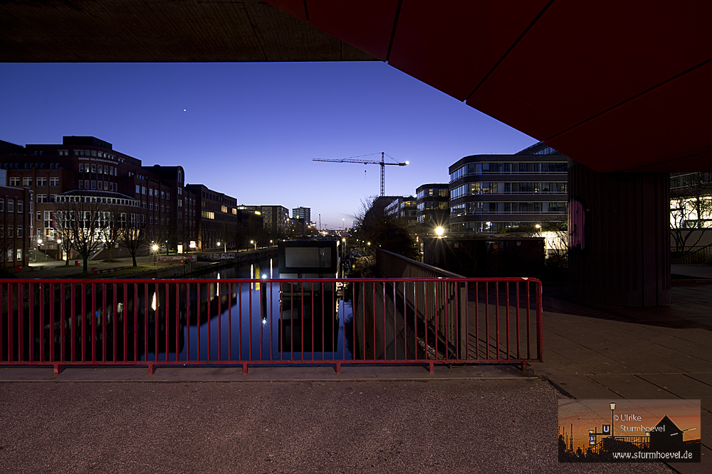 Mittelkanal am  Abend