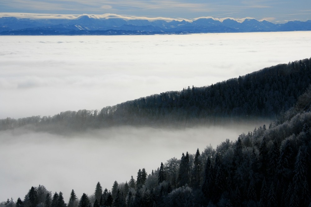 Mittelland im Nebelmeer