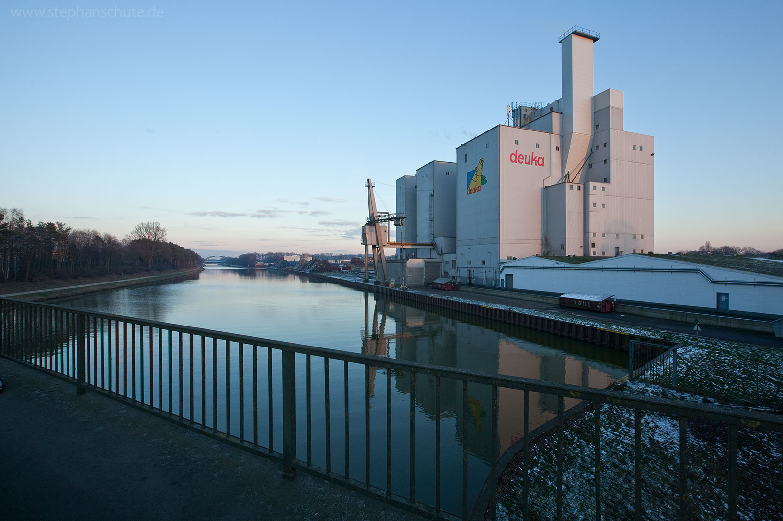 Mittellandkanal bei Bramsche.