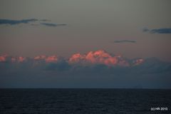 Mittelmeer: Keine Alpen, sondern Wolken über dem westlichen Mittelmeer