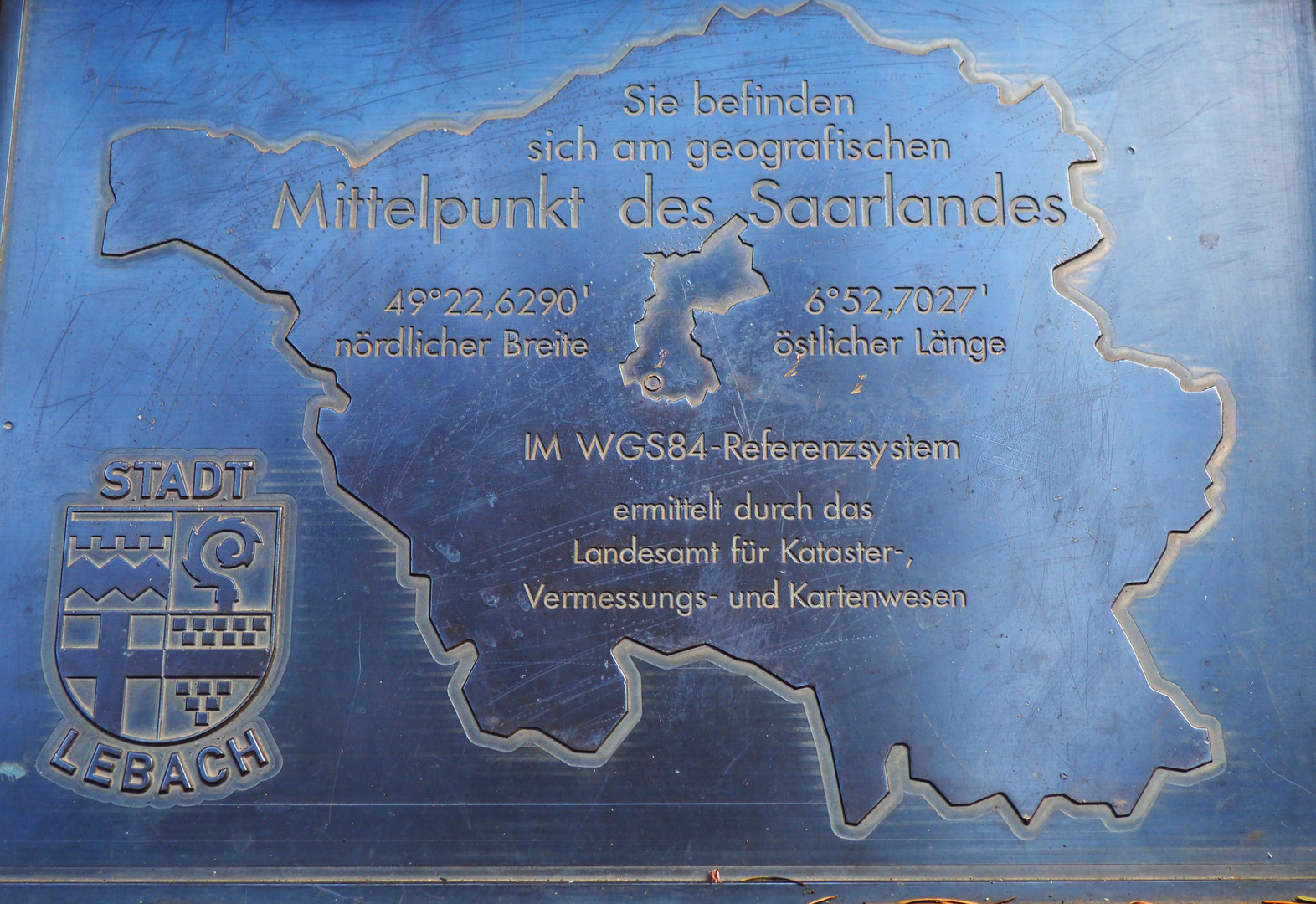 Mittelpunkt des Saarlandes Foto & Bild deutschland, europe, saarland