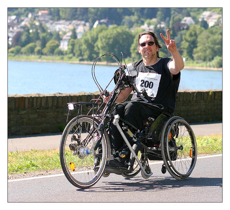 Mittelrhein-Marathon: Wahnsinnshitze, noch 20 km und strahlende Laune!