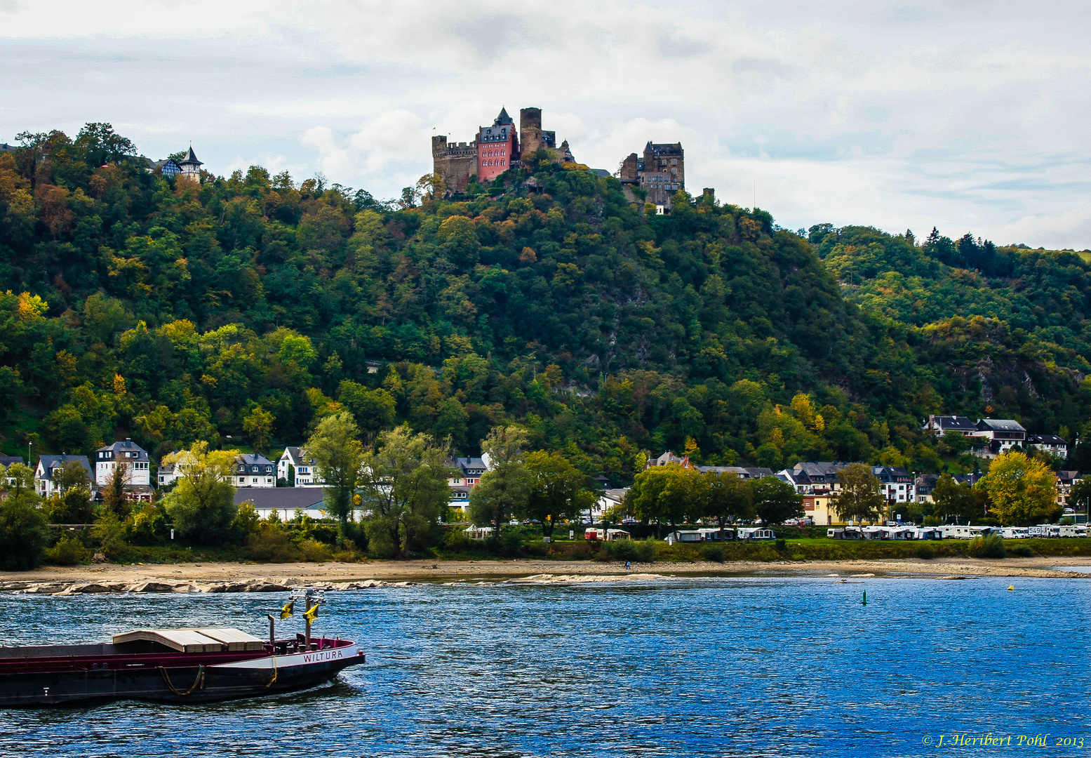 Mittelrheintal bei Oberwesel, die Schönburg