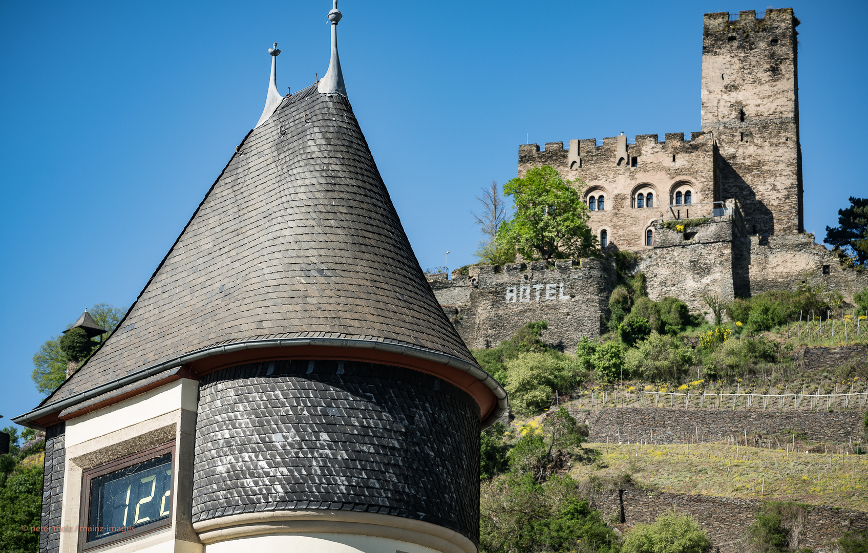 Mittelrheintal - Burg Gutenfels oberhalb Kaub