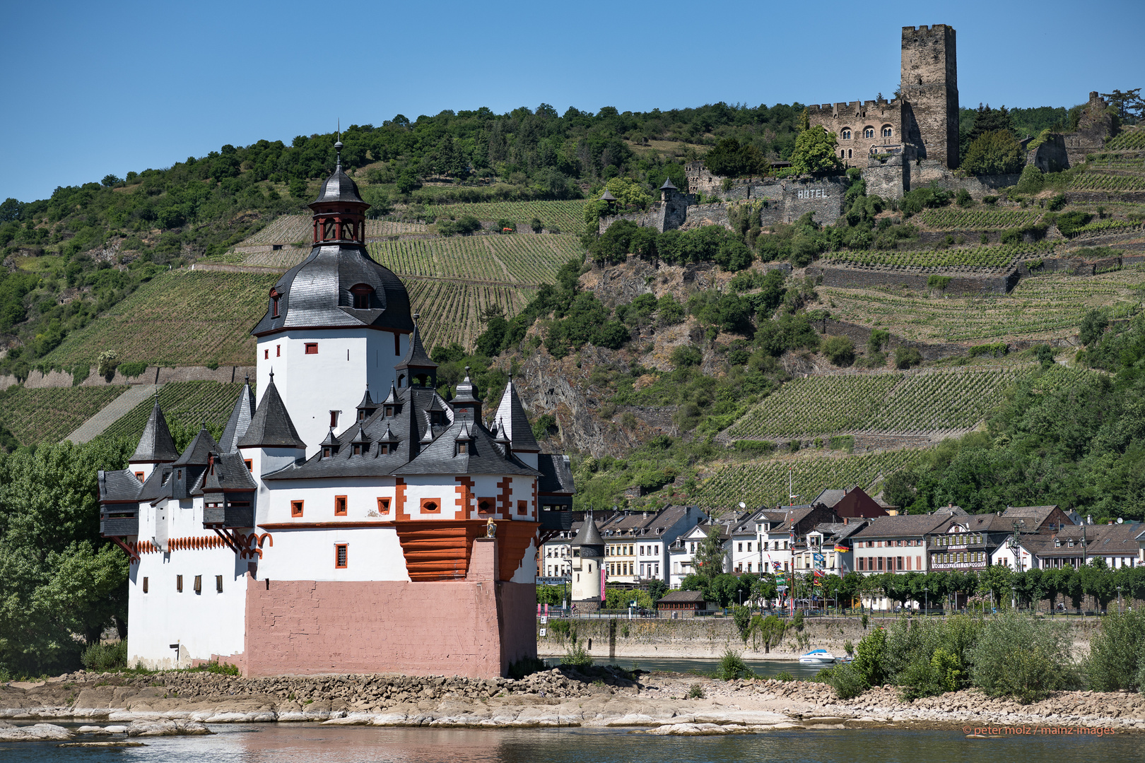 Mittelrheintal - Burg Pfalzgrafenstein und Burg Gutenfels bei Kaub