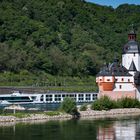 Mittelrheintal - Die Burg Pfalzgrafenstein bei Kaub im Mai (2)