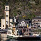 Mittelrheintal - Die Fähre Loreley VI auf ihrem Weg nach St. Goarshausen | März 2021