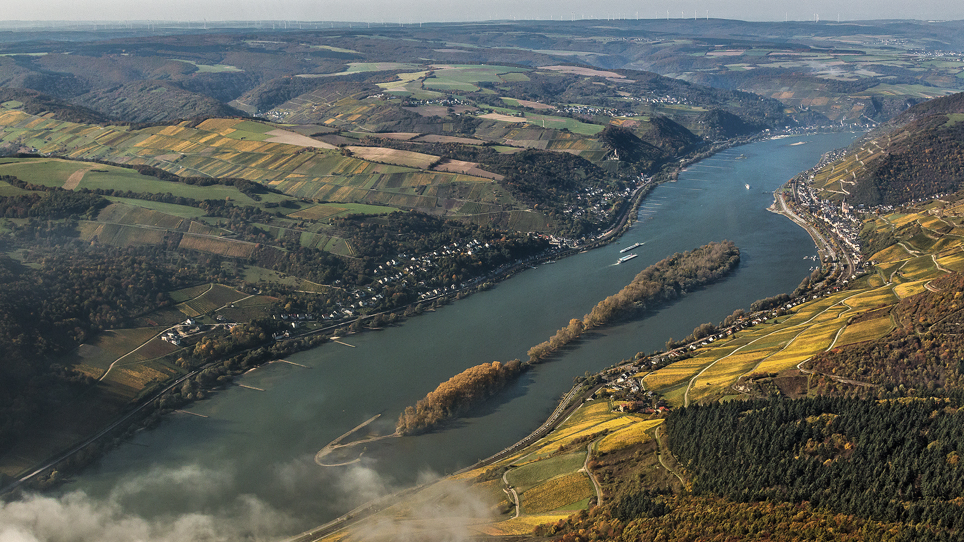 Mittelrheintal nahe Lorch bis Bacherach