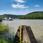 Mittelrheintal - Rheinhochwasser am Pegel in Niederheimbach | Juli 2021